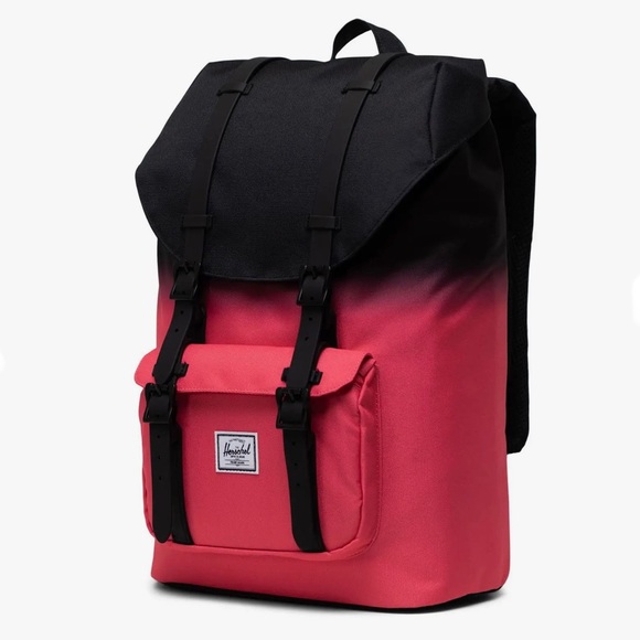 Herschel Little America Mid Backpack | Calypso Coral Gradient | Laptop Bag - Picture 3 of 10